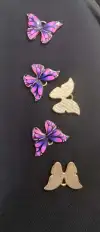 Purple butterfly pendant details Picture